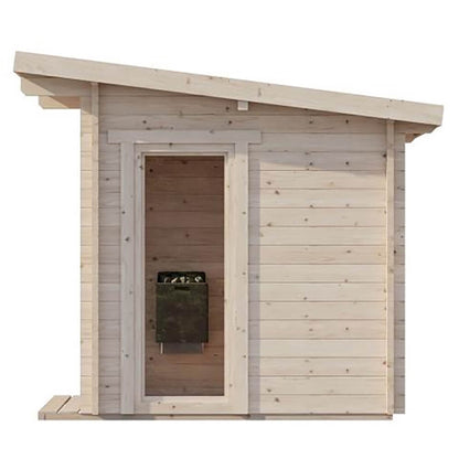 SaunaLife Garden G4 6-Person Outdoor Sauna Kit