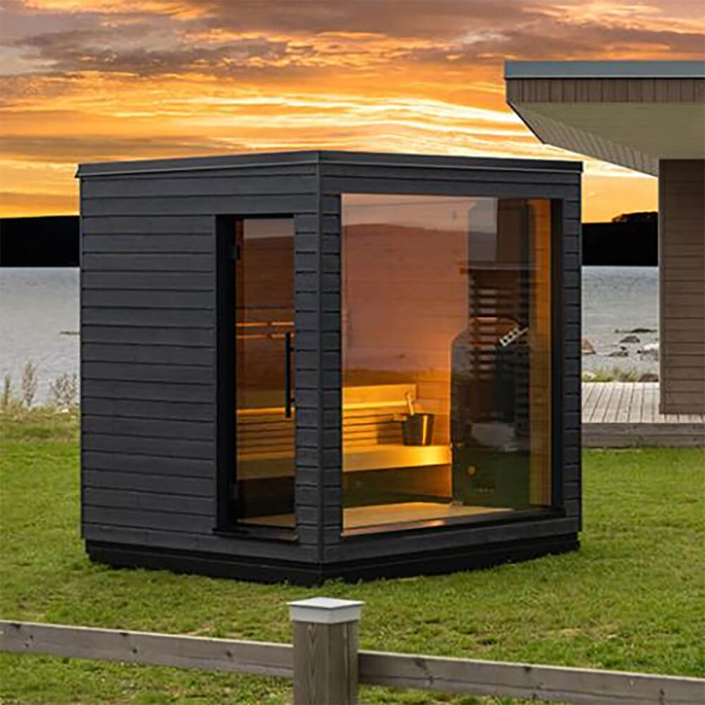 SaunaLife G6 5-Person Pre-Assembled Outdoor Sauna