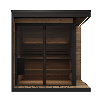 SaunaLife Luxury GL6 6-Person Outdoor Sauna Kit