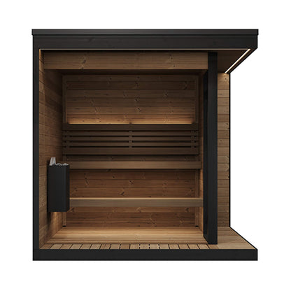 SaunaLife Luxury GL6 6-Person Outdoor Sauna Kit