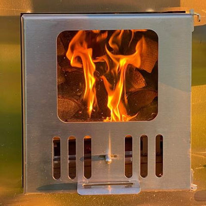SaunaLife S4N 6-Person Wood-Fired Hot Tub