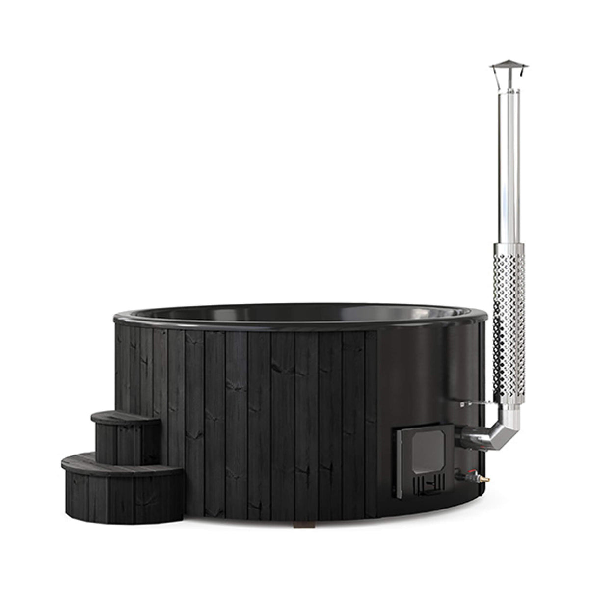 SaunaLife Soak S6B 7-Person Wood-Fired Hot Tub