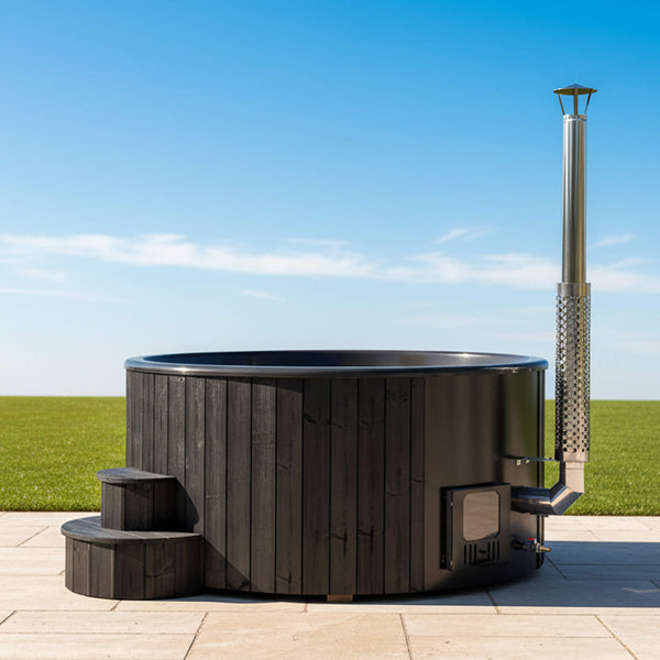 SaunaLife Soak S6B 7-Person Wood-Fired Hot Tub