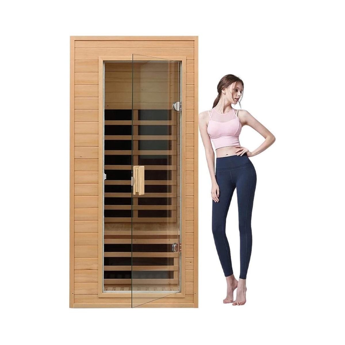 Elara 1-Person Indoor Far Infrared Sauna, 1200W