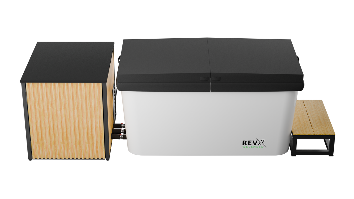 RevX Acrylic X Tub Cold Plunge with LUX Chiller and Filtration