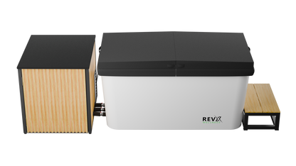 RevX Acrylic X Tub Cold Plunge with LUX Chiller and Filtration