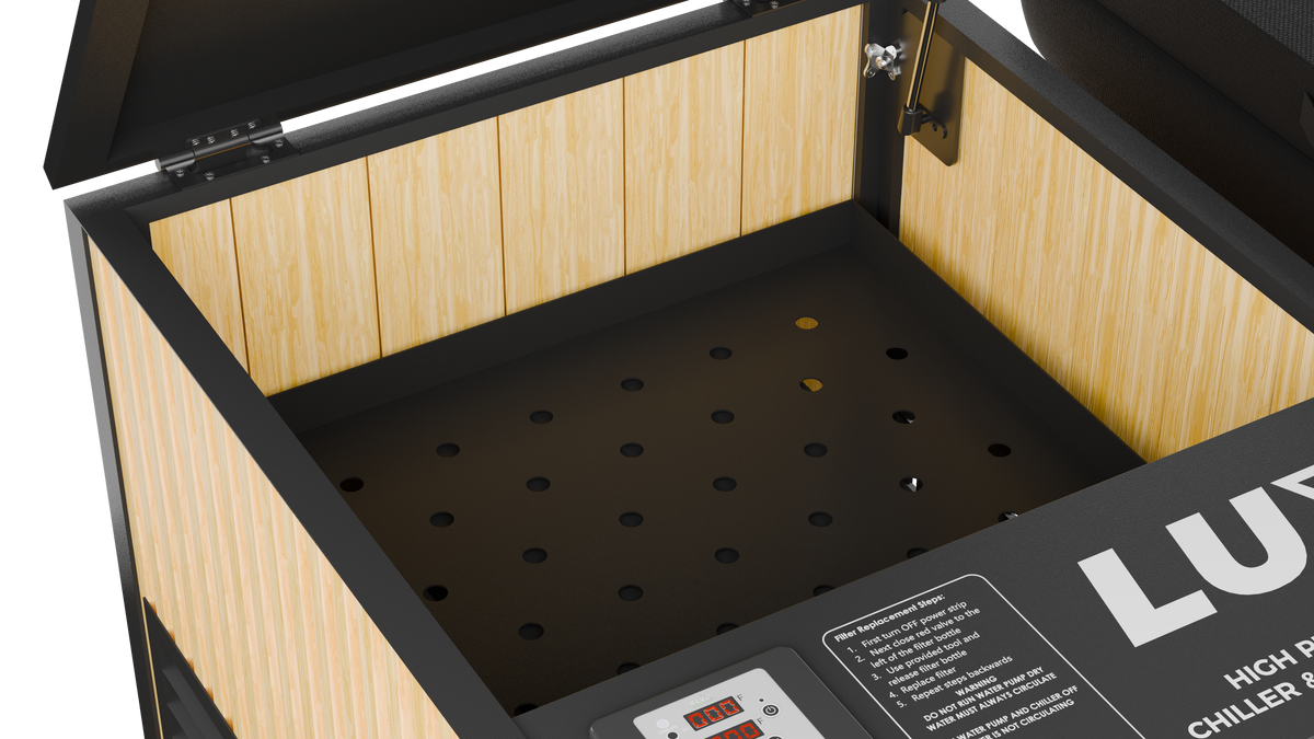 RevX Acrylic X Tub Cold Plunge with LUX Chiller and Filtration