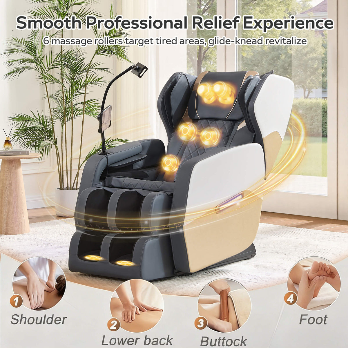 Synca Zero-Gravity Heated Massage Recliner