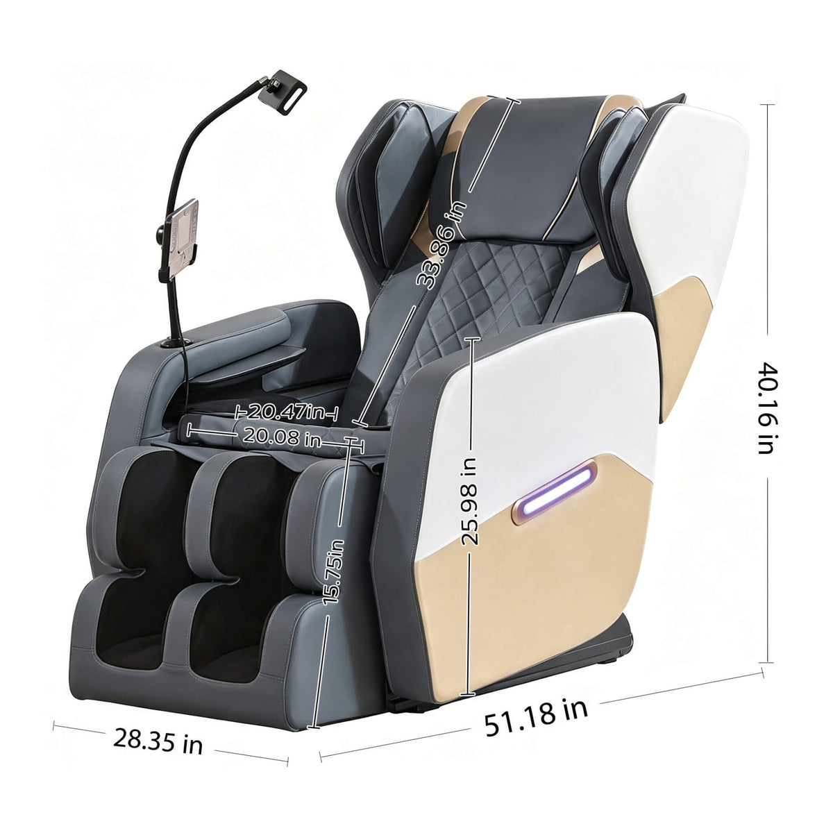 Synca Zero-Gravity Heated Massage Recliner