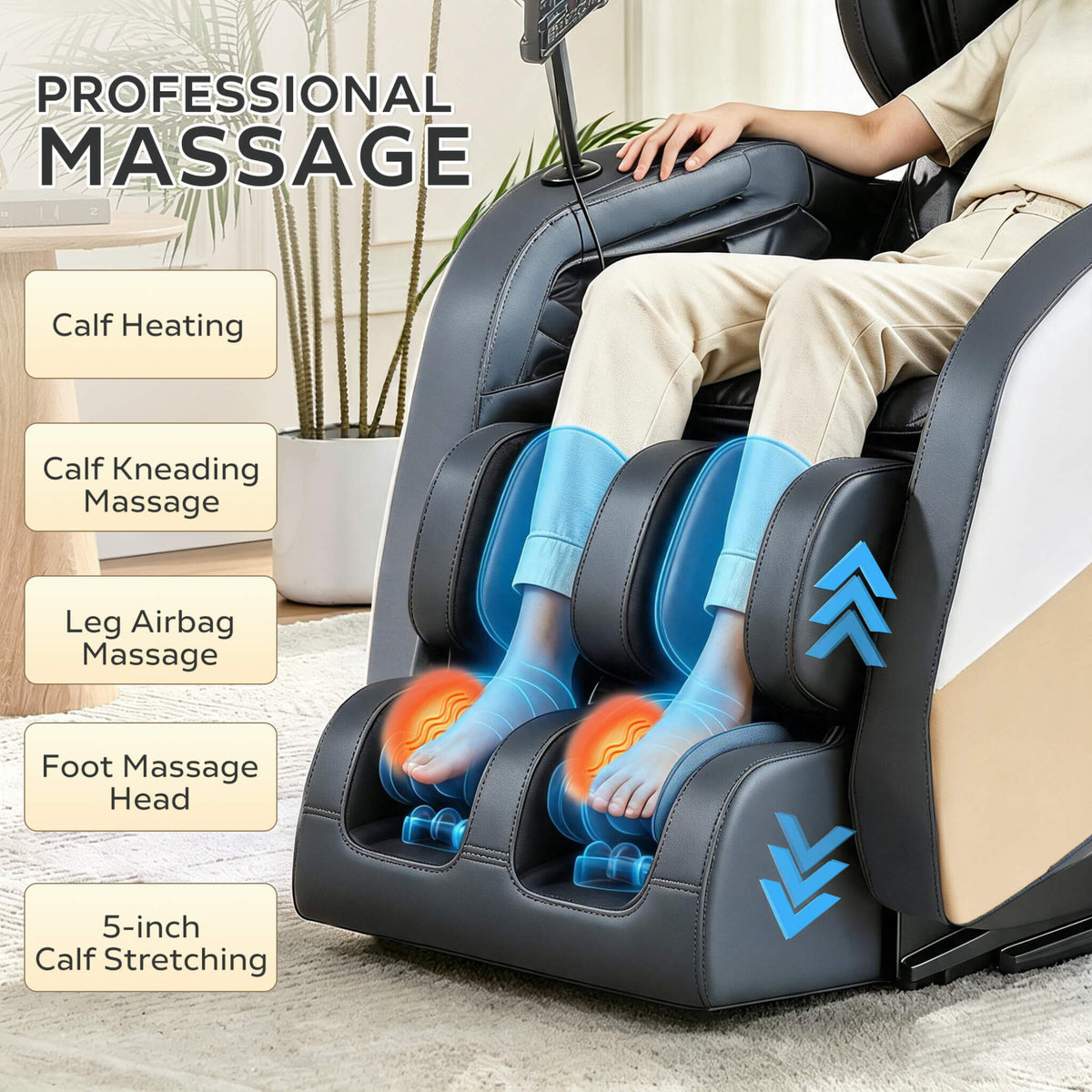 Synca Zero-Gravity Heated Massage Recliner